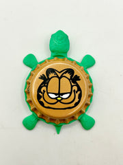 Garfield - Bottle Cap Magnet Turtle Shell Shocked Art