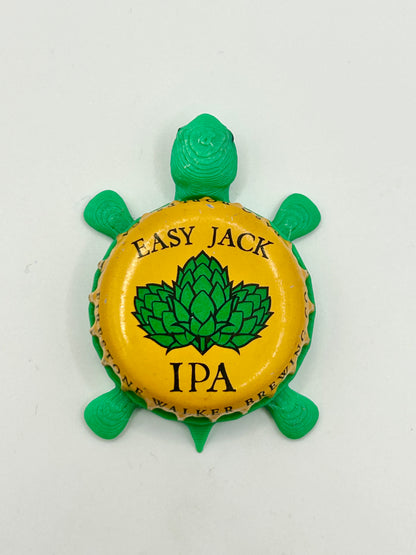 Easy Jack IPA - Firestone Walker Brewing - Bottle Cap Magnet Turtle Shell Shocked Art