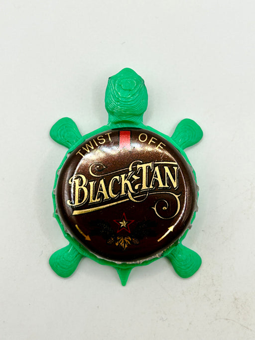 Michelob Black & Tan - Bottle Cap Magnet Turtle (Copy) Shell Shocked Art