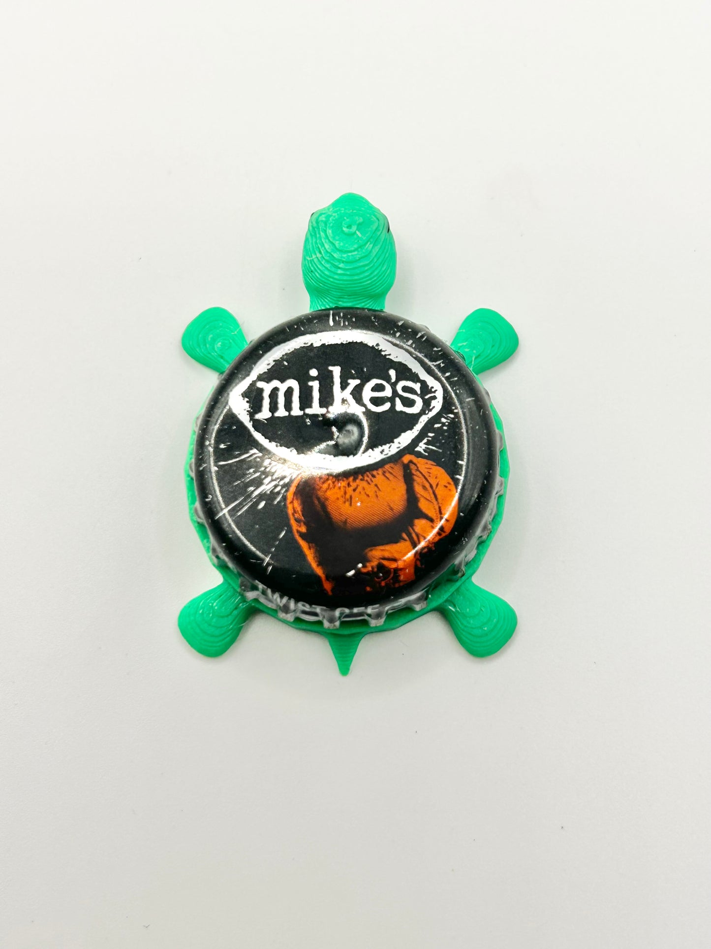 Mikes Hard (Boxing Glove) - Bottle Cap Magnet Turtle