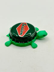 Full Sail Session (Green) - Bottle Cap Magnet Turtle Shell Shocked Art