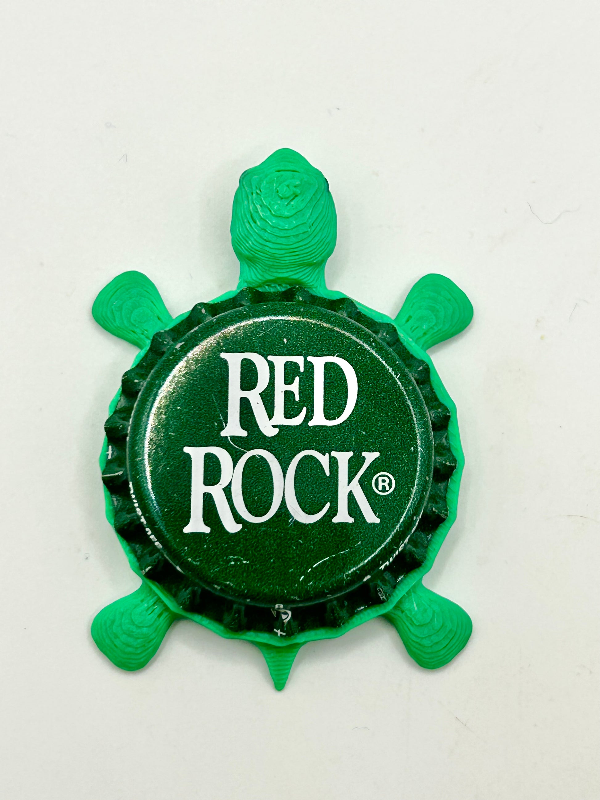 Red Rock Soda (Vintage) - Bottle Cap Magnet Turtle Shell Shocked Art