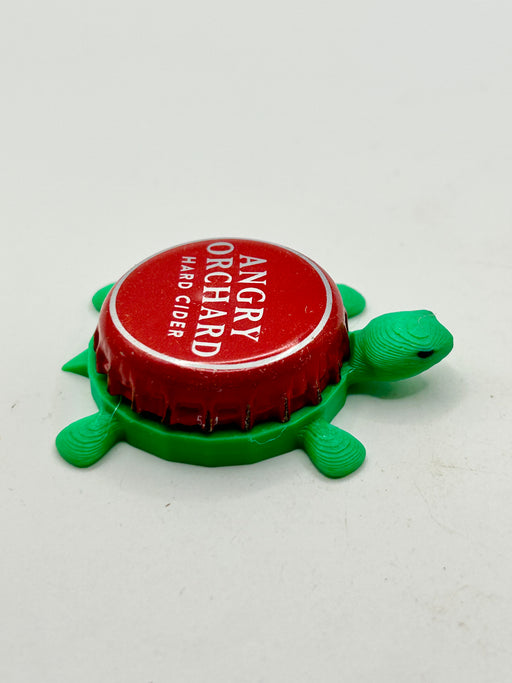 Angry Orchard Hard Cider (Vintage) - Bottle Cap Magnet Turtle Shell Shocked Art