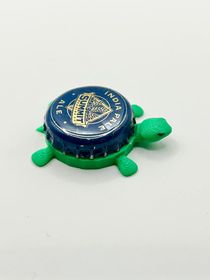 Summit India Pale Ale IPA (Blue Cap) - Bottle Cap Magnet Turtle Shell Shocked Art