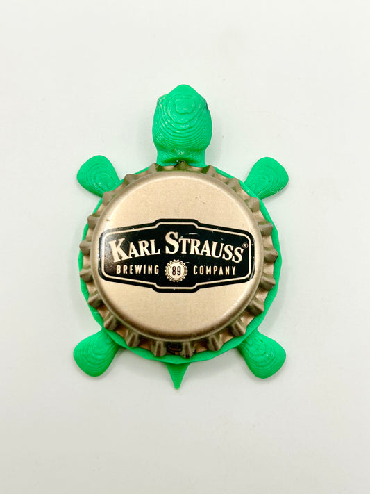 Karl Strauss Brewing - Bottle Cap Magnet Turtle