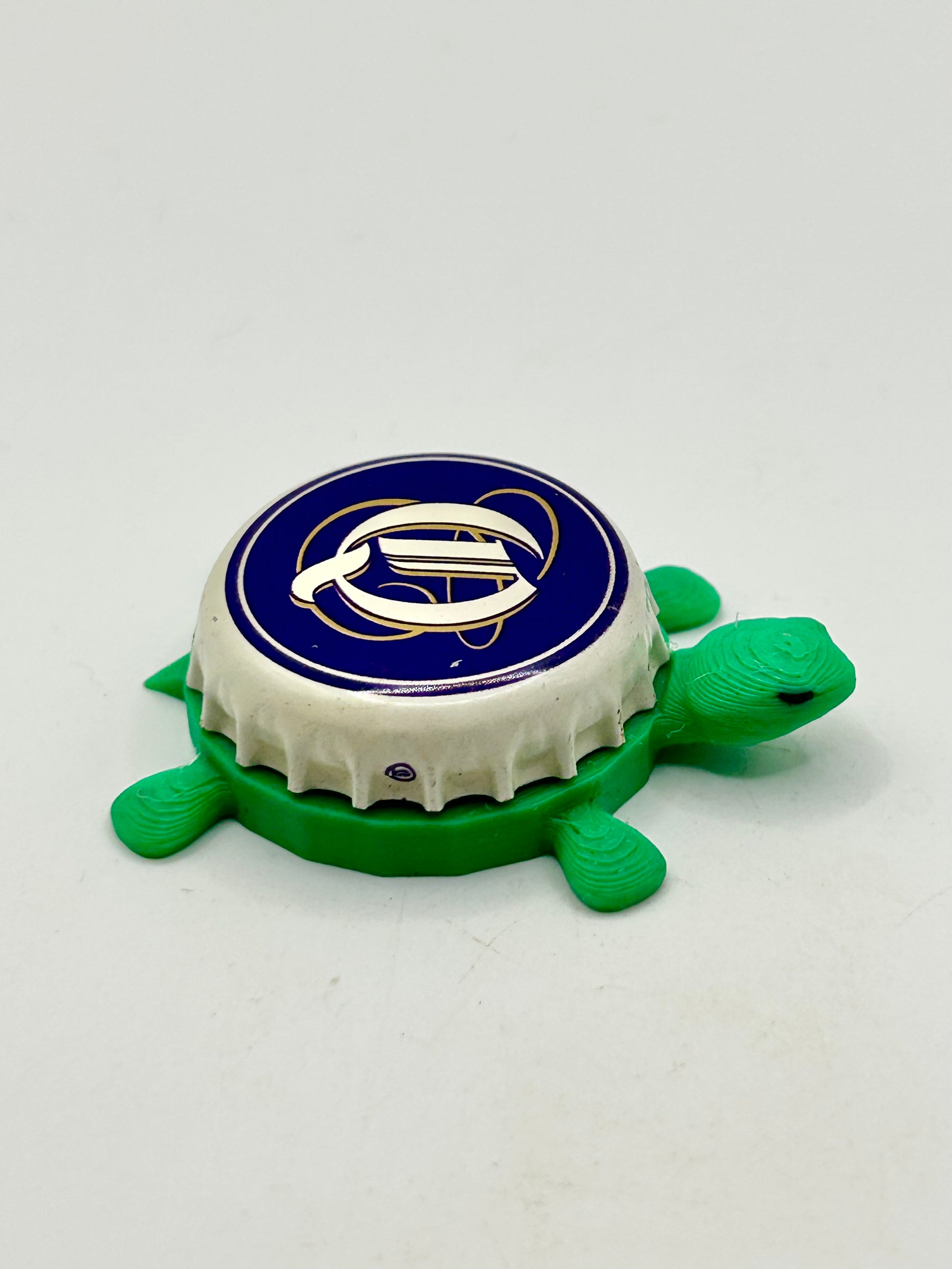 La Trappe Quadrupel - Bottle Cap Magnet Turtle Shell Shocked Art