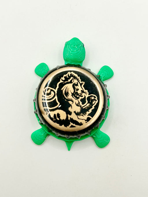 Firestone Walker Brewing (Lion) - Bottle Cap Magnet Turtle Shell Shocked Art