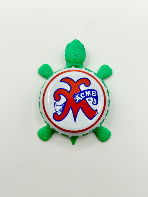 Acme - Bottle Cap Magnet Turtle Shell Shocked Art