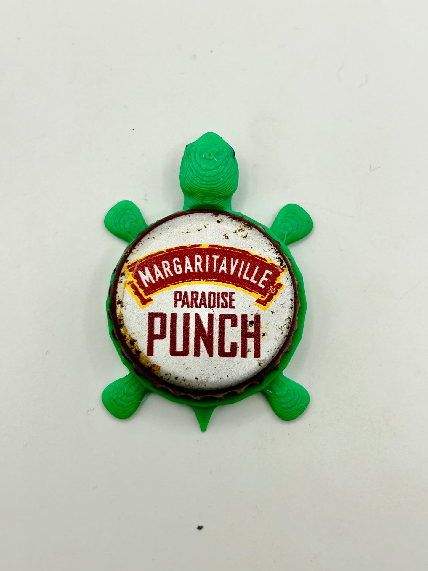 Margaritaville Paradise Punch - Bottle Cap Magnet Turtle