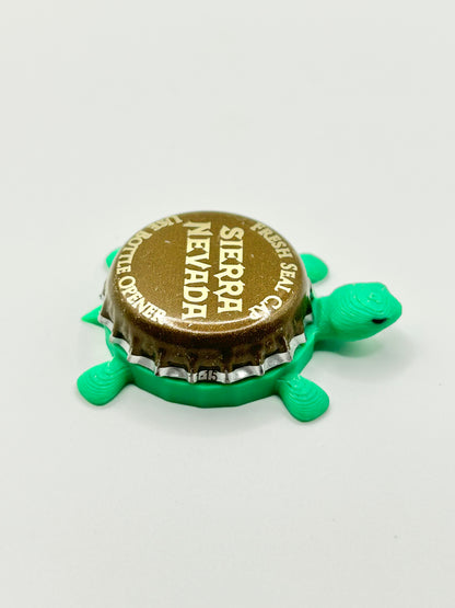 Sierra Nevada (Brown Cap) - Bottle Cap Magnet Turtle Shell Shocked Art