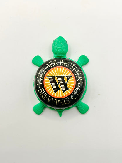 Widmer Brothers Brewing (Vintage) - Bottle Cap Magnet Turtle Shell Shocked Art