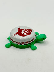 Brew Dog (Red with Text) - Bottle Cap Magnet Turtle Shell Shocked Art