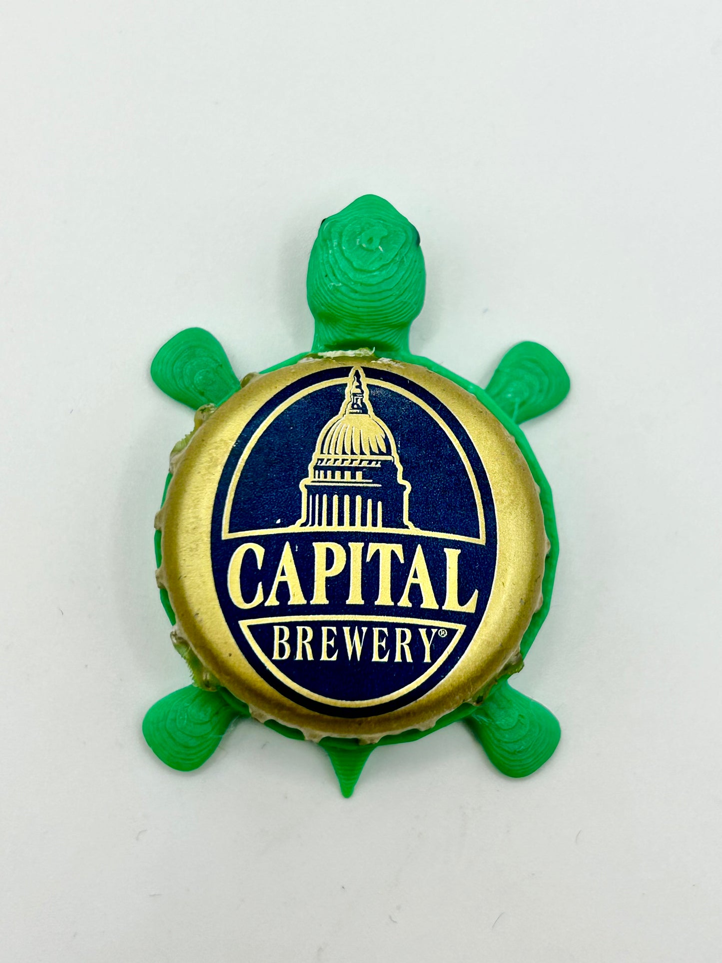 Capital Brewing - Bottle Cap Magnet Turtle