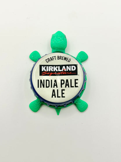 Kirkland India Pale Ale - Bottle Cap Magnet Turtle Shell Shocked Art