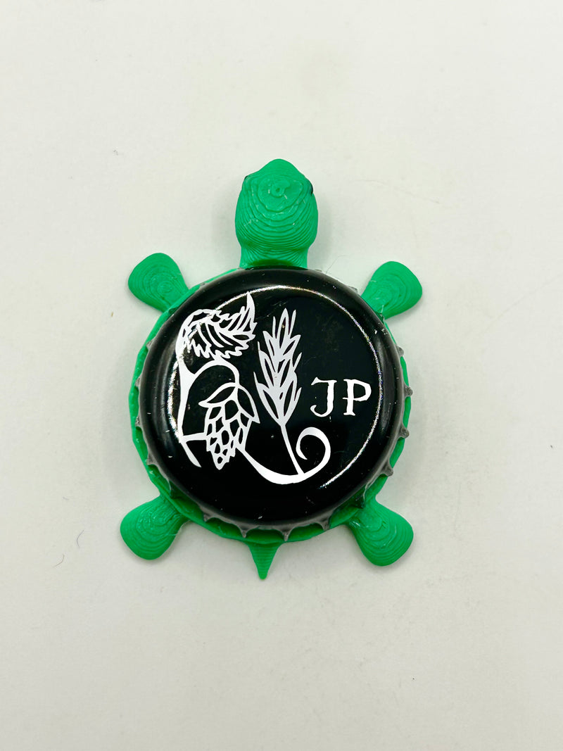Jolly Pumpkin Brewing - Bottle Cap Magnet Turtle Shell Shocked Art