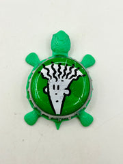 Fido Dido (7UP) - Bottle Cap Magnet Turtle Shell Shocked Art