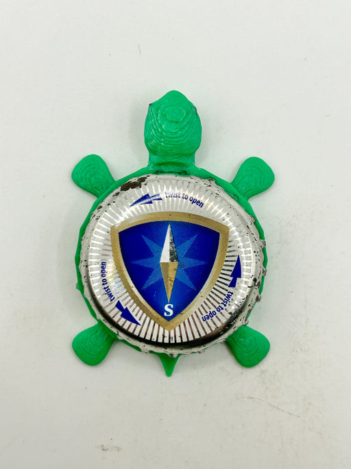 Bavaria Pilsener Lieshout - Bottle Cap Magnet Turtle Shell Shocked Art