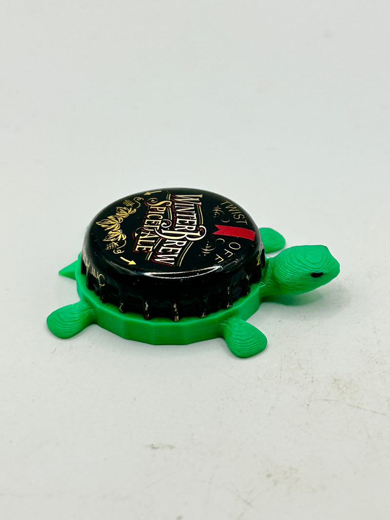 Michelob Winter Brew Spiced Ale - Bottle Cap Magnet Turtle (Copy) Shell Shocked Art