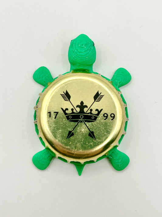 Greene King Brewery - Bottle Cap Magnet Turtle