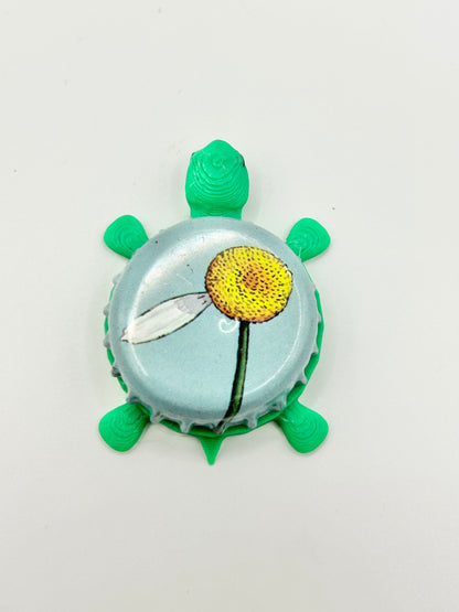 Bell's Smitten Golden Rye Ale - Bottle Cap Magnet Turtle Shell Shocked Art