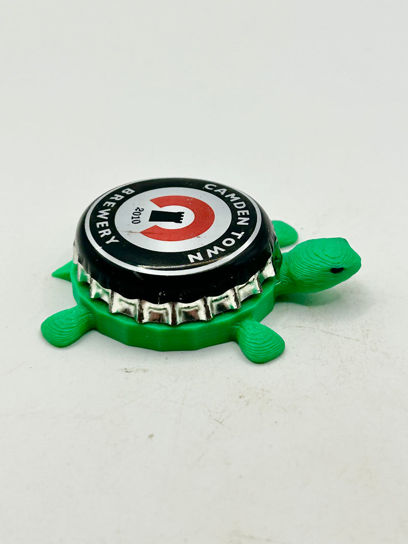 Camden Town Brewing - Bottle Cap Magnet Turtle (Copy) Shell Shocked Art