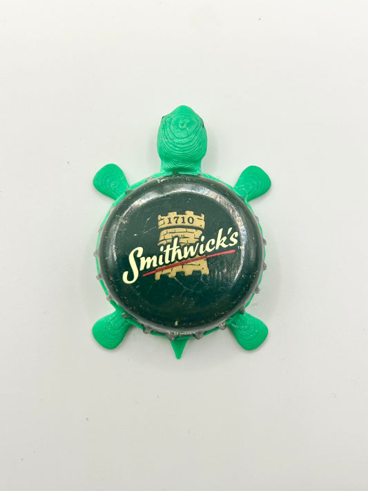 Smithwick’s Beer (Green)  - Bottle Cap Magnet Turtle