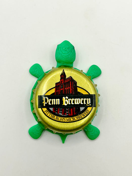 Penn Brewery - Bottle Cap Magnet Turtle