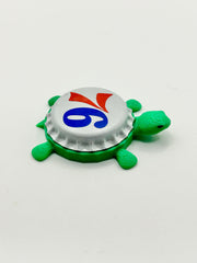 76ers - Bottle Cap Magnet Turtle Shell Shocked Art