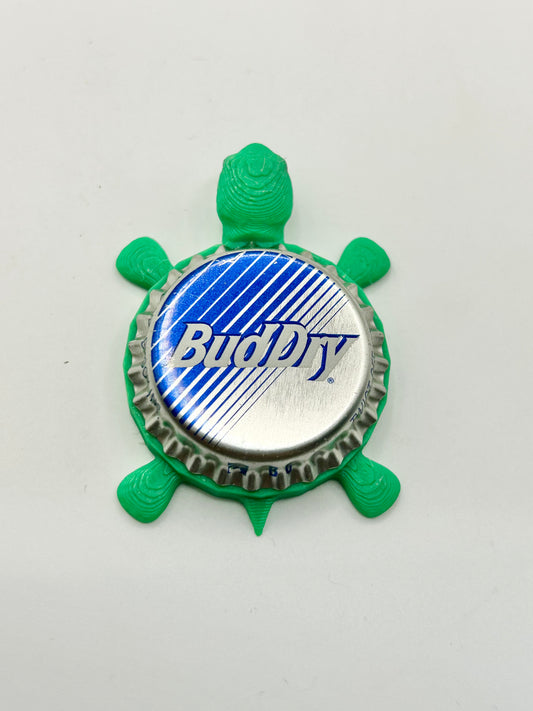 Bud Dry - Bottle Cap Magnet Turtle
