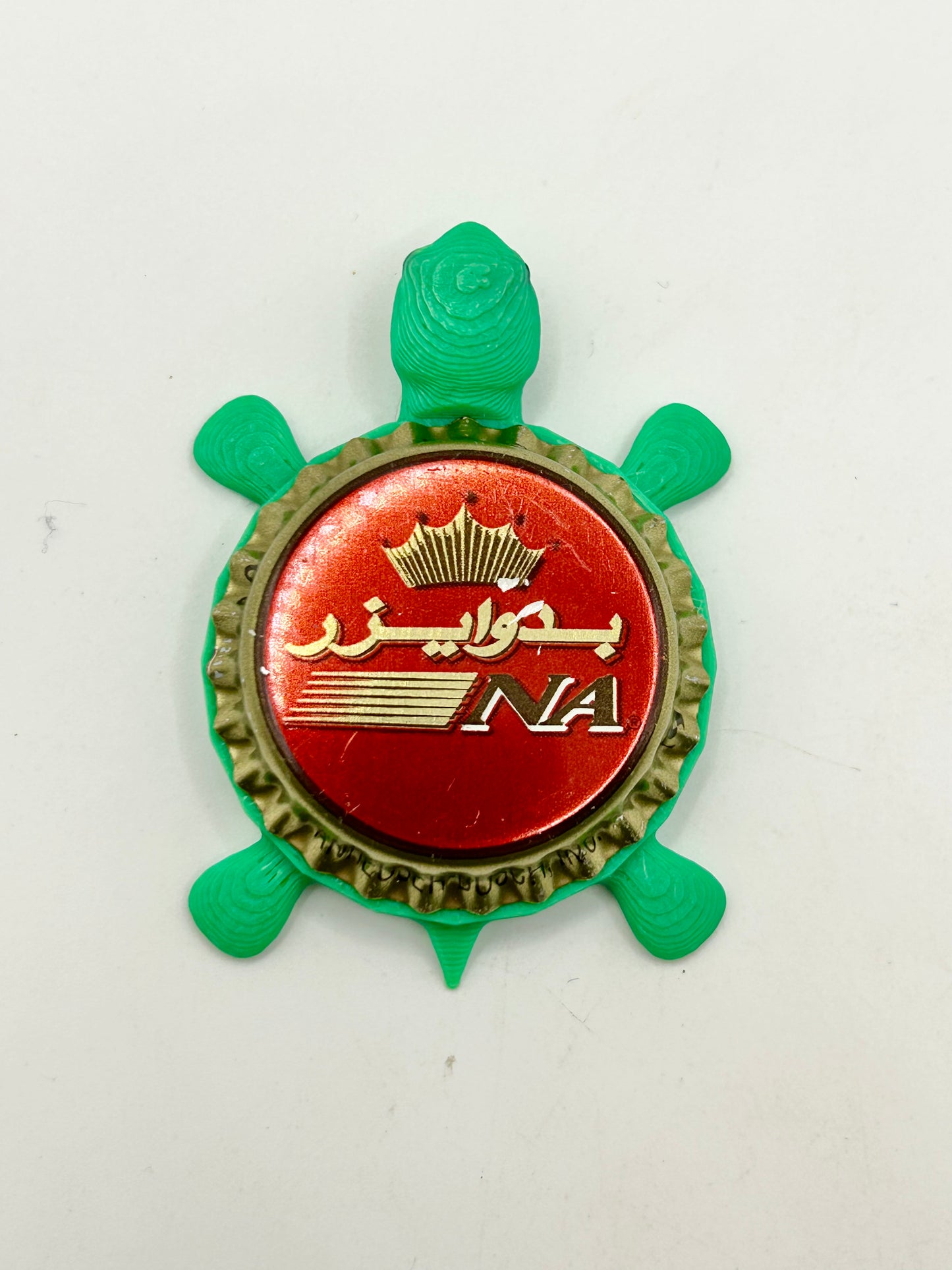 Budweiser (NA) - Bottle Cap Magnet Turtle Shell Shocked Art