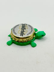 Schofferhofer (Kristallweizen) - Bottle Cap Magnet Turtle Shell Shocked Art