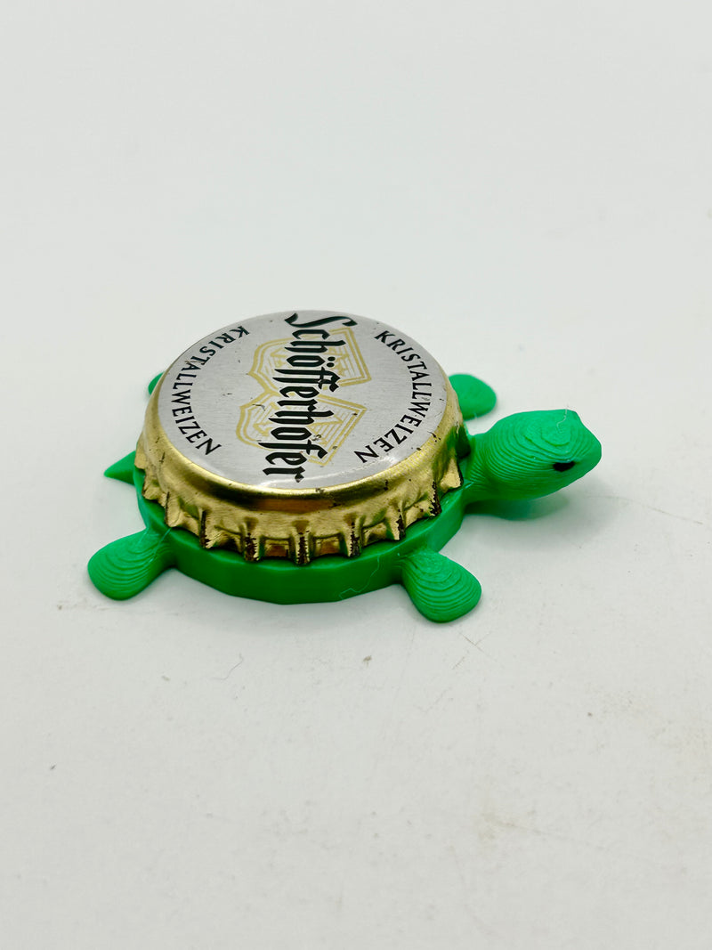 Schofferhofer (Kristallweizen) - Bottle Cap Magnet Turtle Shell Shocked Art