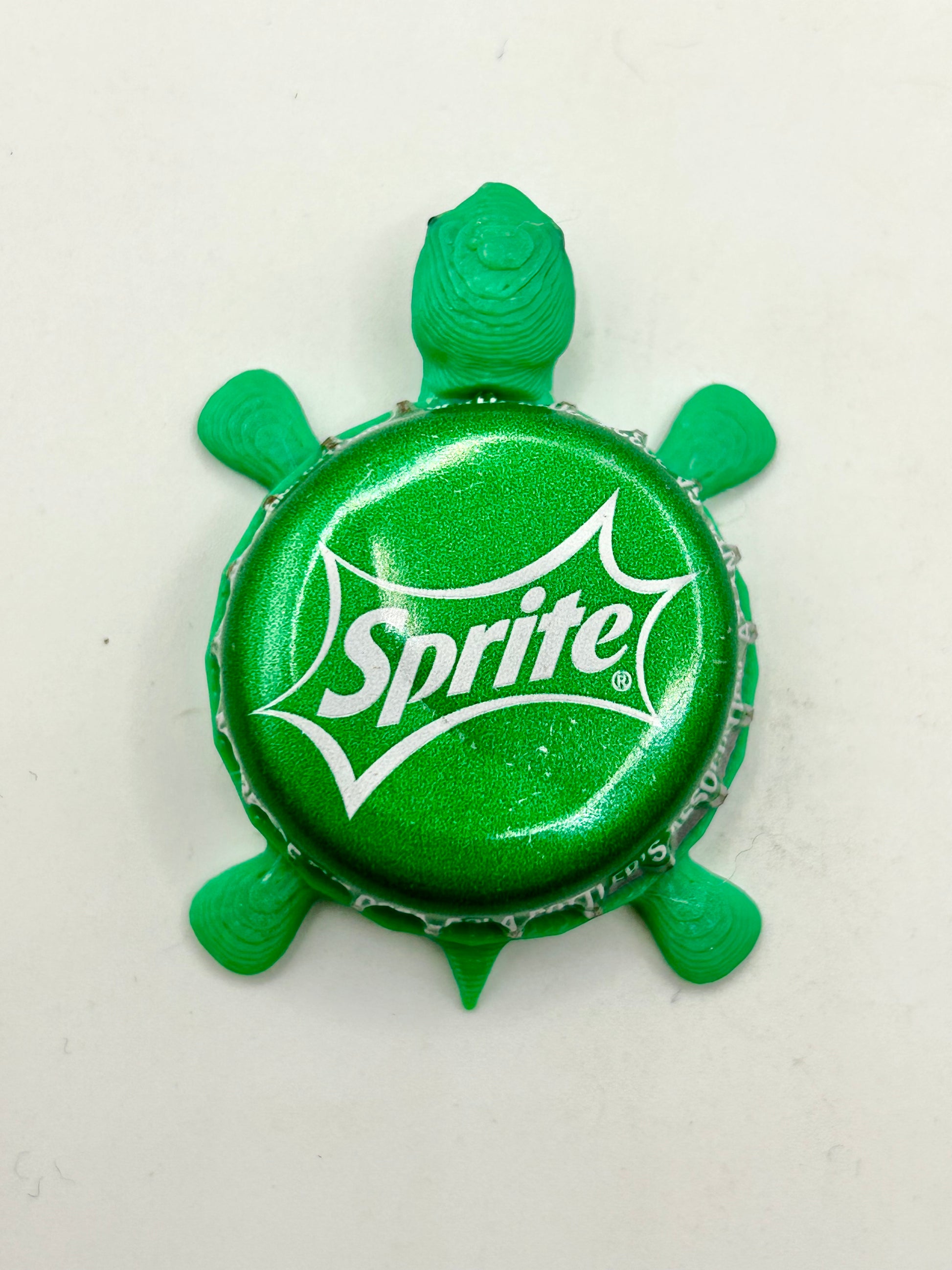 Sprite (Modern) - Bottle Cap Magnet Turtle Shell Shocked Art