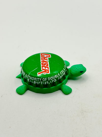 Chaser Soda - Bottle Cap Magnet Turtle Shell Shocked Art