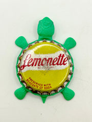 Lemonette Soda (Vintage) - Bottle Cap Magnet Turtle Shell Shocked Art