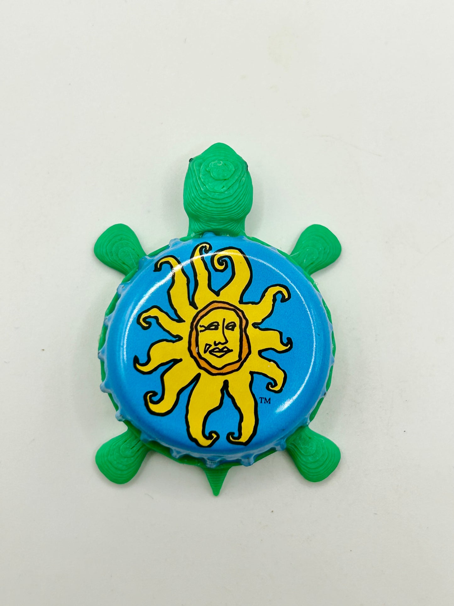 Bell's Oberon Ale (Blue Sun) - Bottle Cap Magnet Turtle