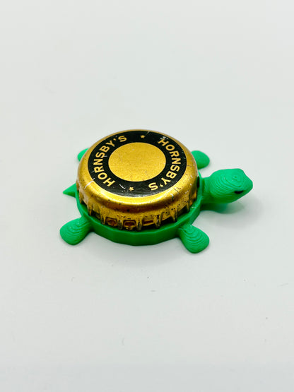 Hornsby’s Hard Cider - Bottle Cap Magnet Turtle Shell Shocked Art