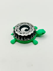 Cisco Brewers - Bottle Cap Magnet Turtle Shell Shocked Art