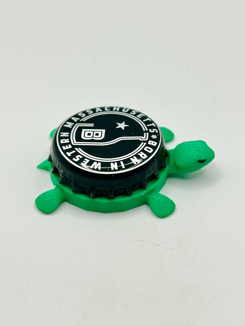 Brewmaster Jack Brewing - Bottle Cap Magnet Turtle Shell Shocked Art
