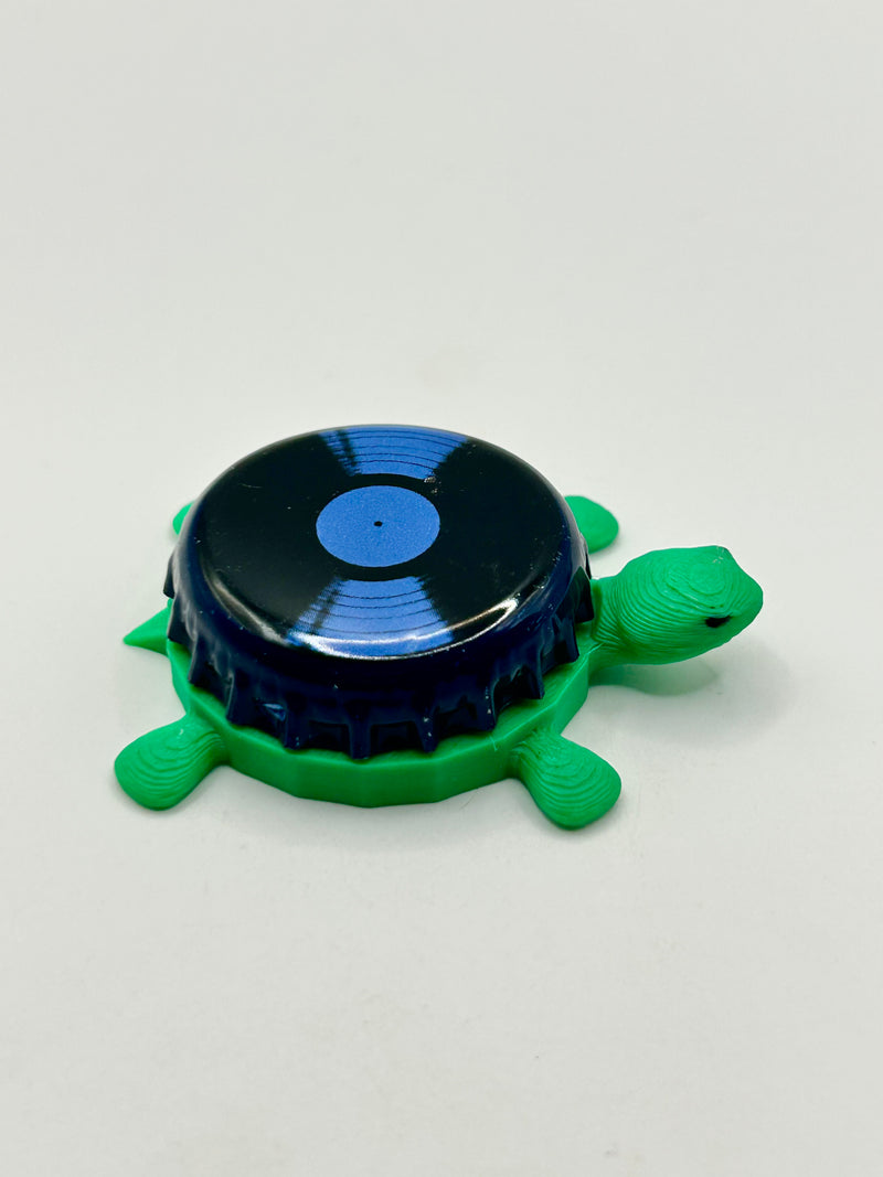 Bell's Black Note Stout - Bottle Cap Magnet Turtle Shell Shocked Art
