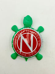 Norka Soda - Bottle Cap Magnet Turtle Shell Shocked Art