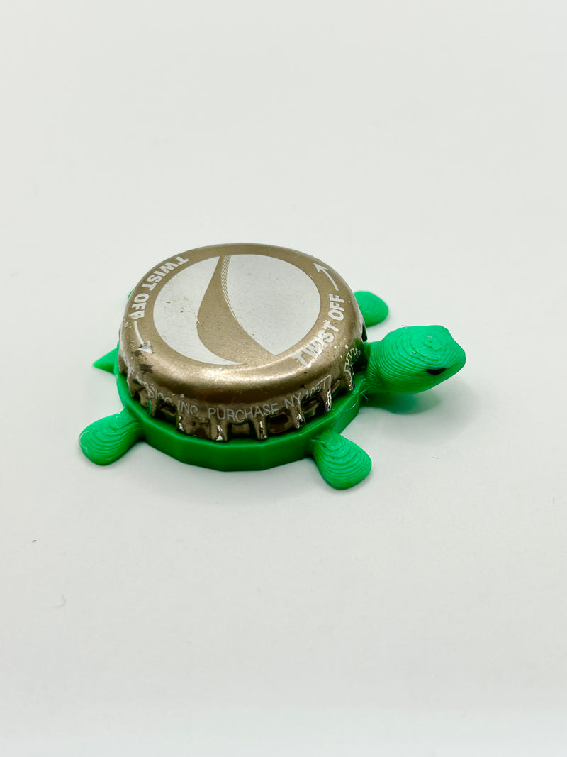 Diet Pepsi Logo - Bottle Cap Magnet Turtle Shell Shocked Art