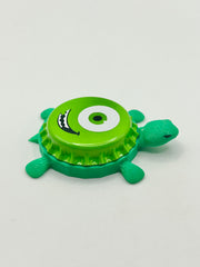 Monsters Inc Mike Wazowski - Bottle Cap Magnet Turtle Shell Shocked Art