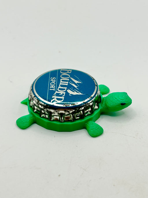 Boulder Beer (Vintage, Sport) - Bottle Cap Magnet Turtle Shell Shocked Art