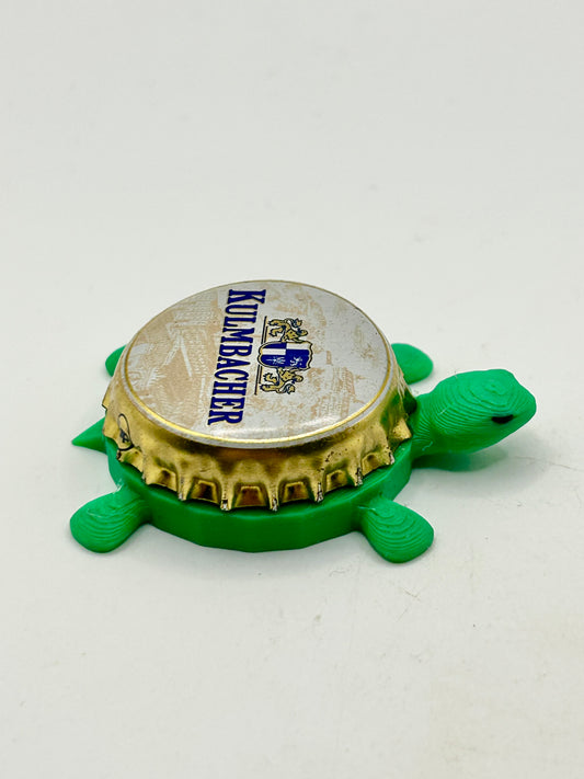 Kulmbacher - Bottle Cap Magnet Turtle Shell Shocked Art