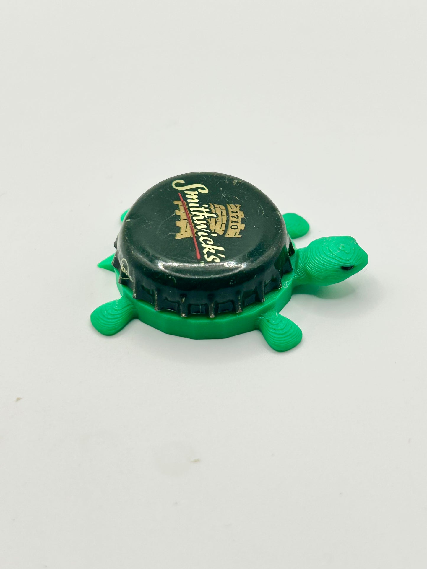 Smithwick’s Beer (Green)  - Bottle Cap Magnet Turtle