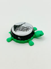 Shipyard Brewing (Ship) - Bottle Cap Magnet Turtle Shell Shocked Art