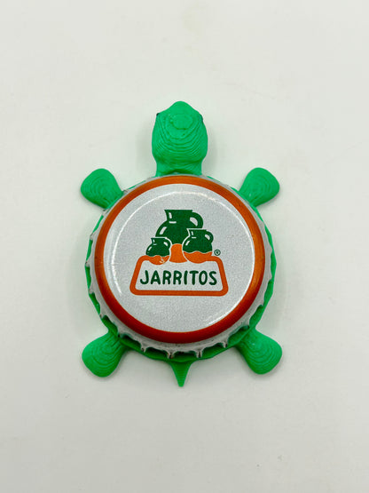 Jarritos (Orange Trim) - Bottle Cap Magnet Turtle Shell Shocked Art