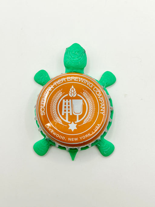 Southern Tier Brewing Pumking (Orange with Text) - Bottle Cap Magnet Turtle Shell Shocked Art