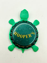 Hooper’s Beer - Bottle Cap Magnet Turtle Shell Shocked Art